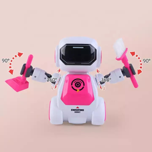 ربات اسباب بازی کنترلی نظافتچی صورتی SMART CLEANING ROBOT مدل T21B-2629_اسباب بازی